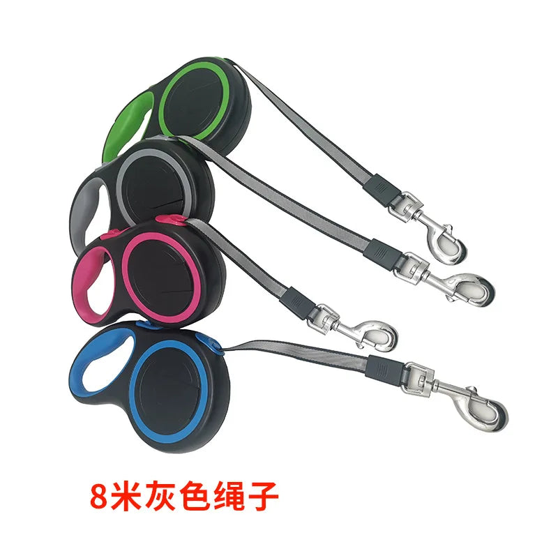 Amazon dog leash nylon automatic retractable pet leash dog walking leash pet supplies shrink device